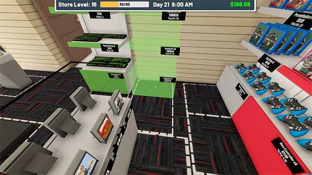 Sắp xếp kệ và các mặt hàng hợp lý