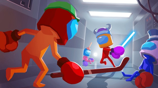 Tham gia các trận chiến trực tuyến đông người hấp dẫn trong game Gang Boxing Arena