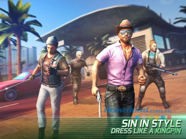 Mở khóa nhiều phong cách nhân vật trong Gangstar Vegas