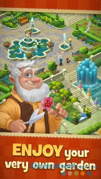 Game xếp hình trí tuệ Gardenscapes