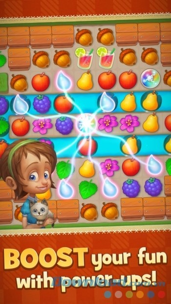 Tận dụng bổ trợ mạnh trong Gardenscapes