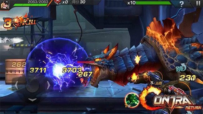 Cảnh chiến đấu trong game