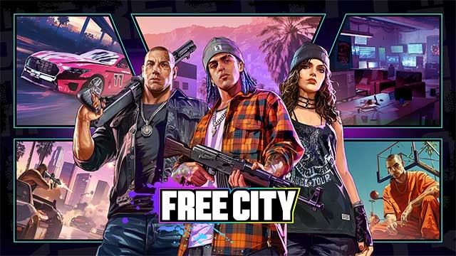 Garena Free City là game hành động sandbox giống Grand Theft Auto
