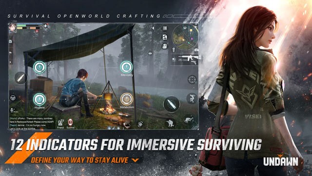 Xây dựng căn cứ, tìm kiếm thức ăn nước uống