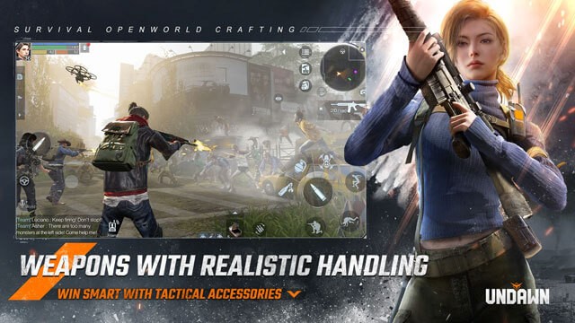 Garena Undawn sở hữu lối chơi nhập vai sinh tồn hấp dẫn kết hợp bắn súng