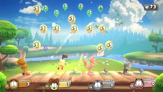 Tham gia các mini game vui nhộn: ném bóng tuyết, vượt chướng ngại vật, cắt bánh pizza,...