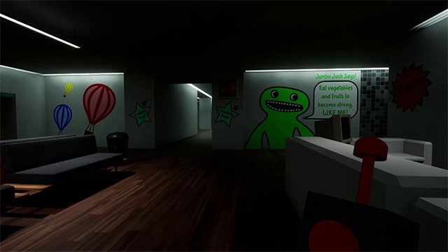 Chơi game Garten of Banban Free ở góc nhìn thứ nhất giúp bao quát toàn bộ môi trường