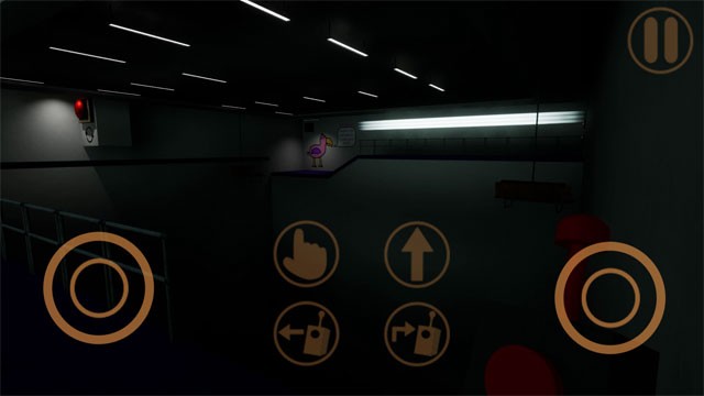 Điều hướng trực quan bằng các phím bấm lớn trên màn hình game Garten of Banban