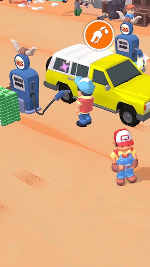 Gas Station Junkyard Tycoon cho bạn quản lý trạm xăng của riêng mình