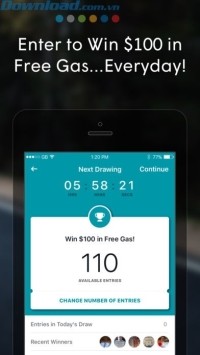 Có cơ hội nhận được $100 đổ xăng miễn phí