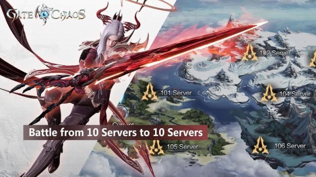 Chiến đấu liên server khốc liệt, cạnh tranh với game thủ toàn cầu