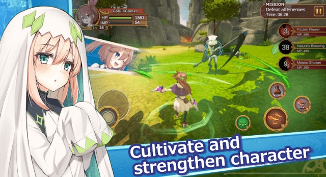 Nhặt đồ và tăng cường sức mạnh của nhân vật