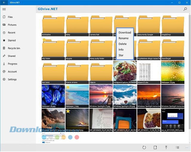 Các thao tác với tập tin trong ứng dụng