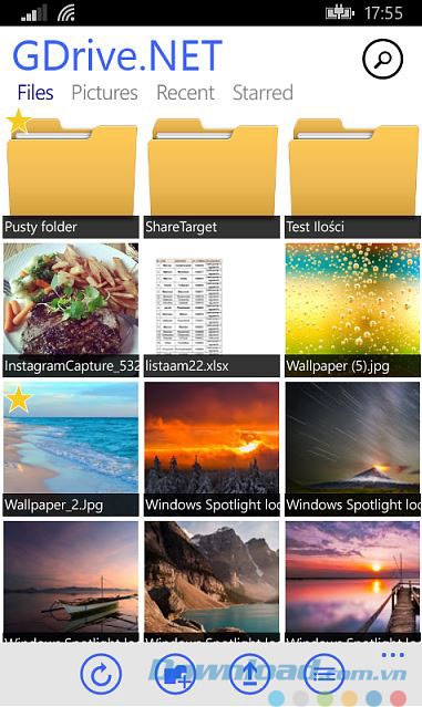 Truy cập các thư mục Google Drive từ điện thoại
