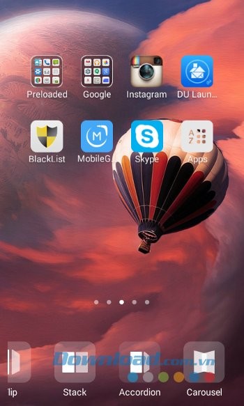 Các hiệu ứng của GEAK Launcher