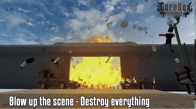 Thổi bay môi trường xung quanh, phá hủy mọi thứ