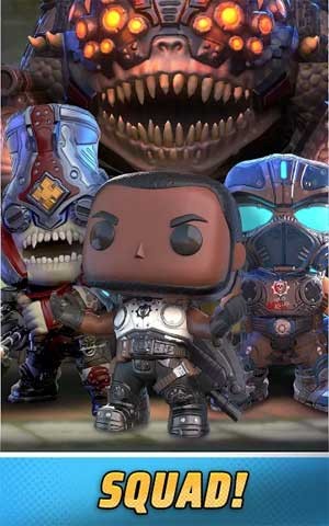 Thu thập và nâng cấp hàng chục anh hùng và nhân vật phản diện trong Gears of War