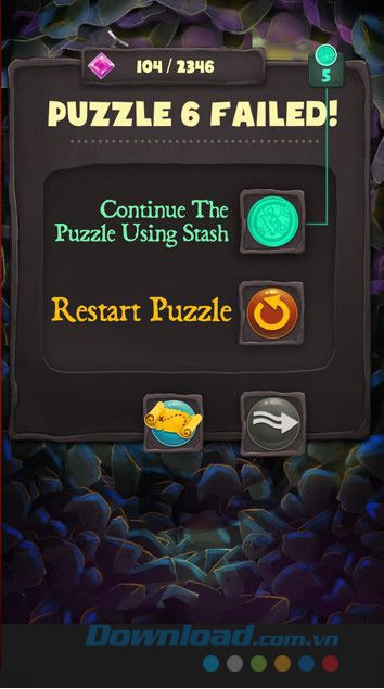 Lựa chọn khi kết thúc bàn chơi