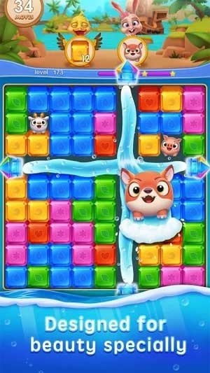 Gems Blast được thiết kế dành riêng cho phái đẹp thích những con vật dễ thương