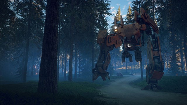 Kẻ thù của bạn trong game Generation Zero là những con robot to lớn, hiếu chiến