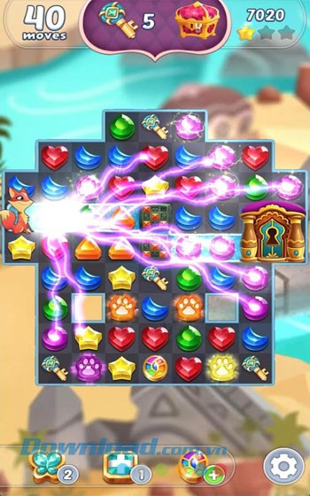 Giao diện game Genies & Gems