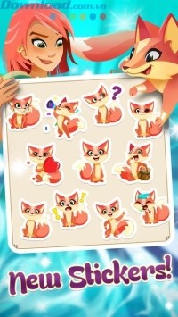 Các nhãn dán mới đáng yêu