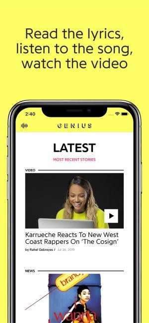 Tìm lời bài hát bằng ứng dụng Genius chỉ với vài giây