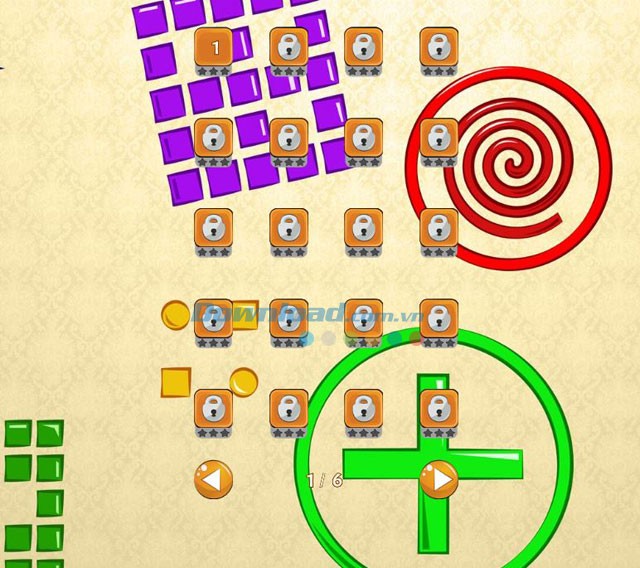 Các bàn chơi của Genius Memory