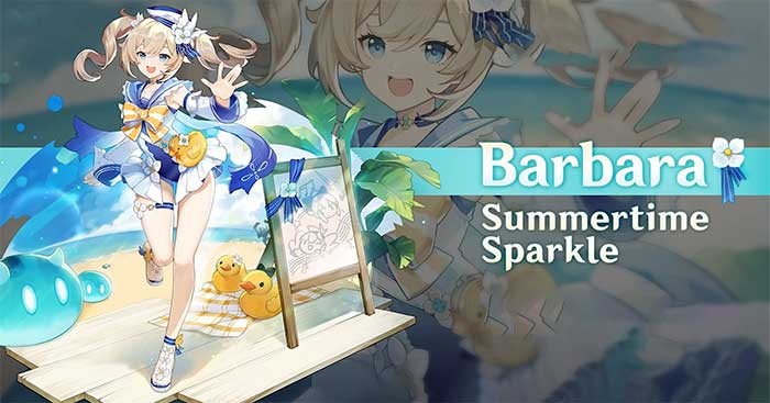 Trang phục Summertime Sparkle của Barbara sẽ được cấp miễn phí