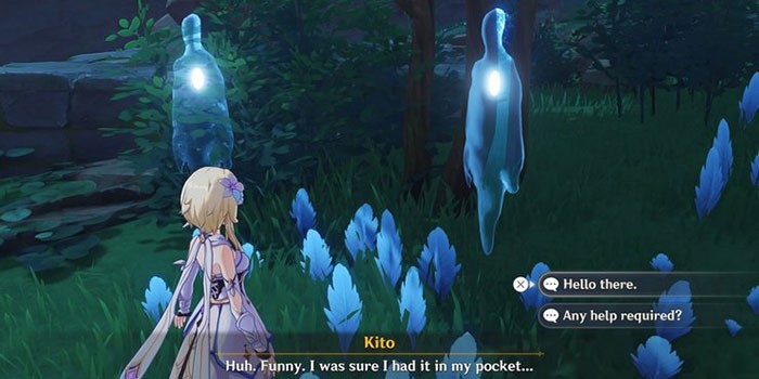 Nhân vật gặp các hồn ma ở đảo Tsurumi