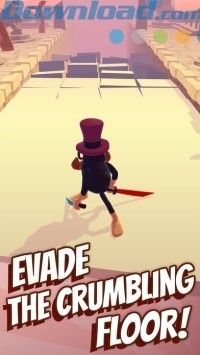 chạy trốn khỏi mặt đất đang sụp đổ