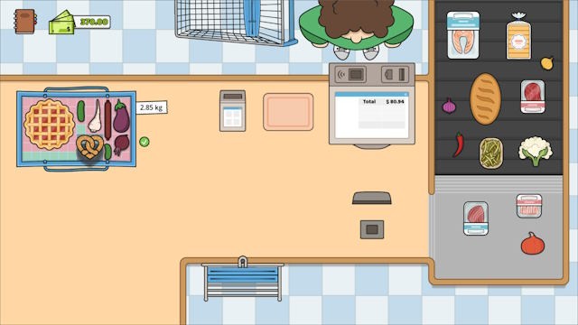 Quét mã sản phẩm, đóng gói, phục vụ khách