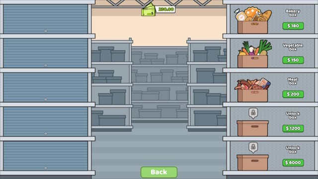 Mua các sản phẩm mới và nâng cấp cửa hàng