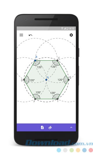 Ứng dụng vẽ hình học