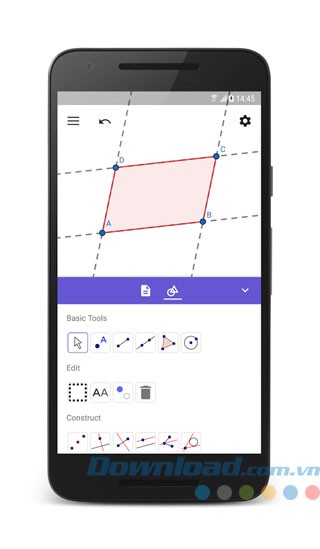Công cụ vẽ hình, học toán