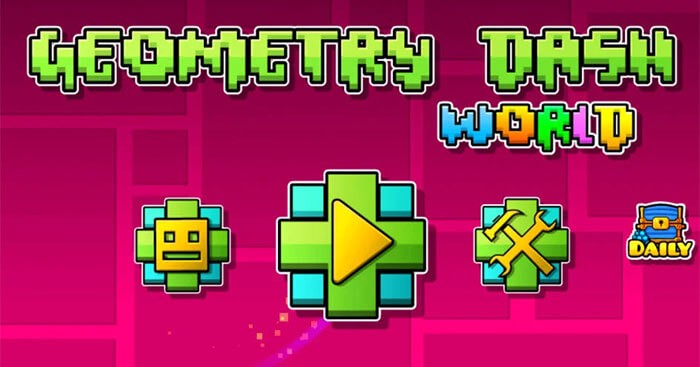 Geometry Dash World là game hành động cực vui nằm trong series Geometry Dash