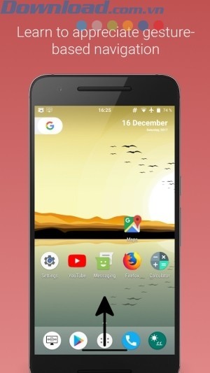 Hiểu rõ cử chỉ cơ bản của thanh điều hướng