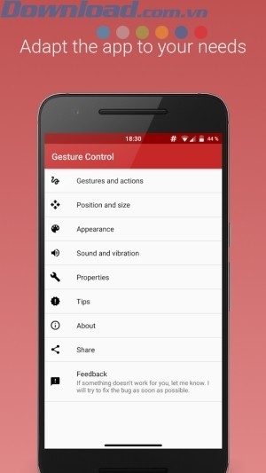 Điều chỉnh ứng dụng theo nhu cầu của bạn