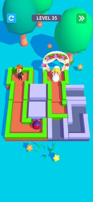 Sắp xếp lại mê cung để đến được vị trí cô gái