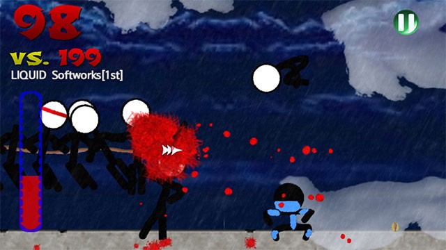 Đấu trường người que sôi động, đẫm máu trong Get Over Here