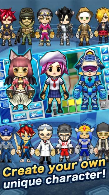 Tạo nên nhân vật độc đáo của riêng bạn trong GetAmped Mobile