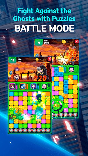 Chiến đấu chống lại những con ma khác trong chế độ giải đố