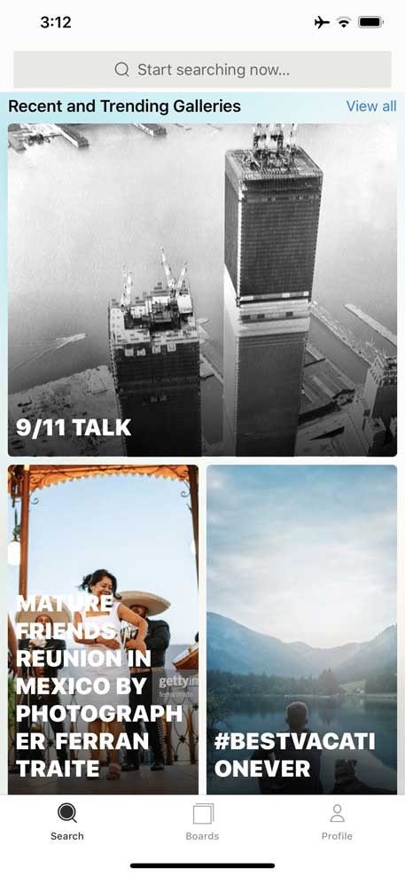 Xu hướng trên Getty Images cho iOS