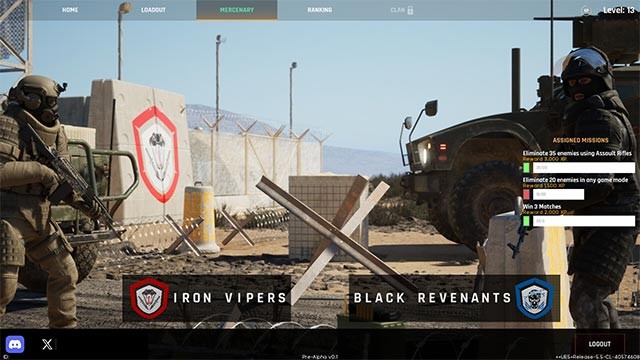 Chọn một trong 2 phe Iron Vipers và Black Revenants với mục tiêu, chiến lược khác biệt