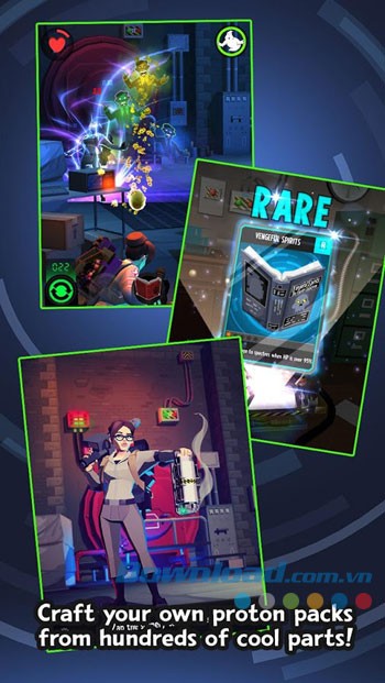 Thu thập Proton Pack từ hàng trăm bộ phận khác nhau