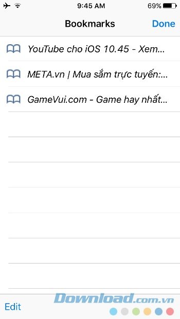 Quản lý dấu trang