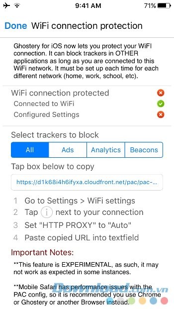 Bảo vệ kết nối WiFi