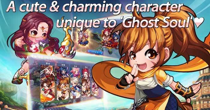 GhostM cho bạn chơi cùng các nhân vật cực dễ thương nhưng mạnh mẽ