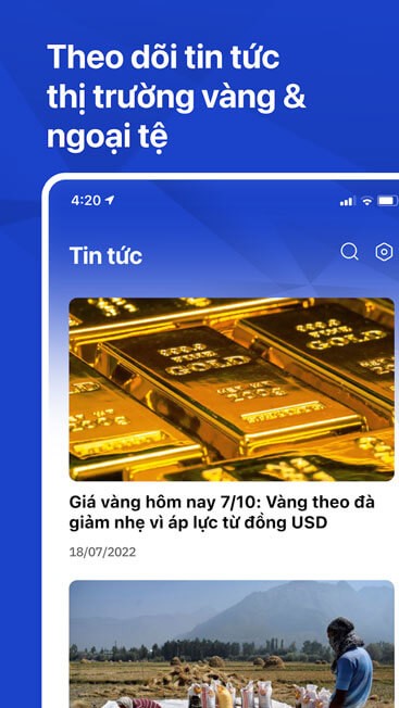 Theo dõi tin tức thị trường vàng