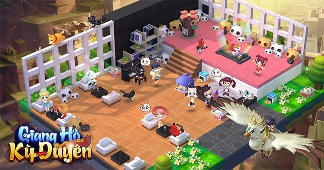 Giao diện chơi game Giang Hồ Kỳ Duyên